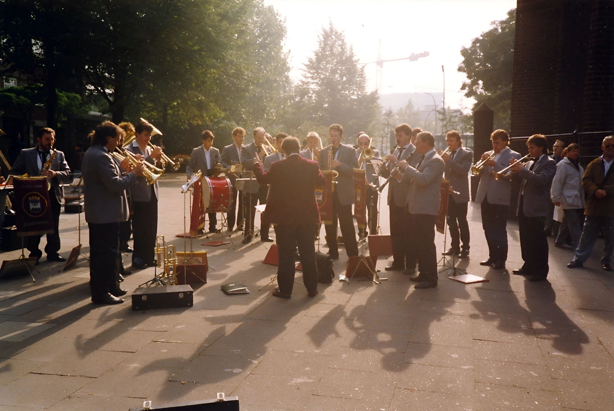 Standkonzert des Musikvereins im Oktober 1991